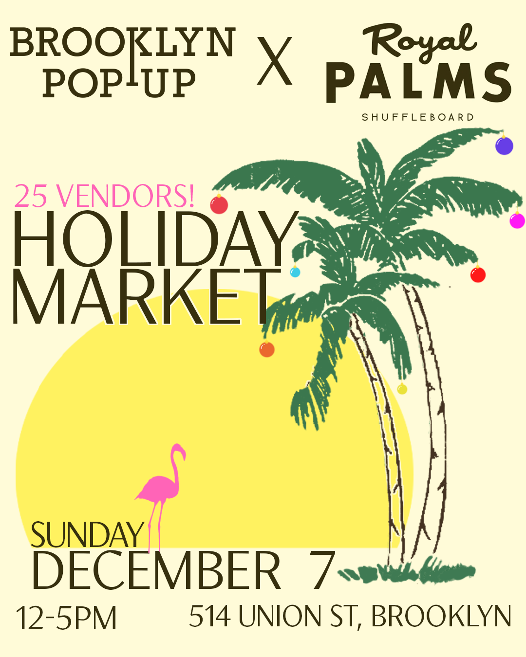 Upcoming Holiday Pop-Up Shows