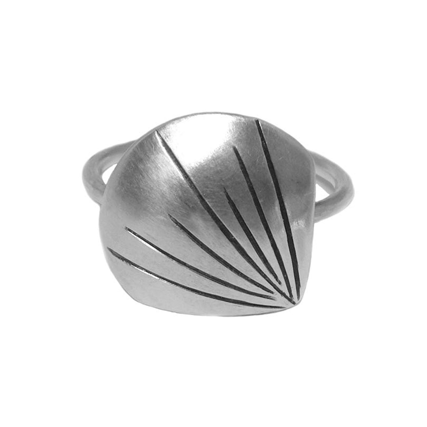 Silver Seashell Ring