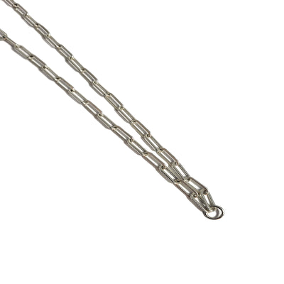 silver Paperclip chain