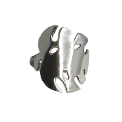 Sterling Silver Monstera Ring