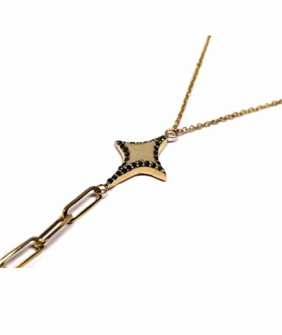 black diamond lariat necklace