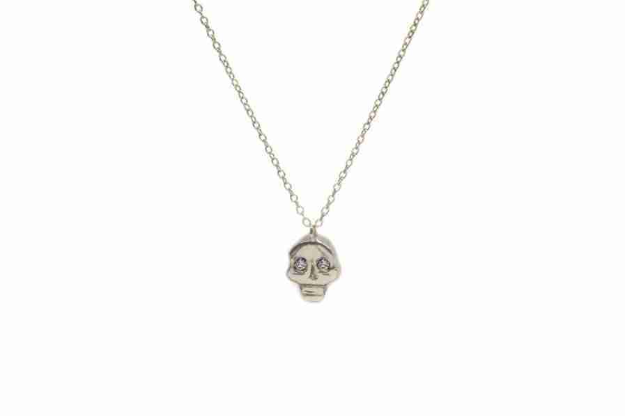 diamond skull necklace