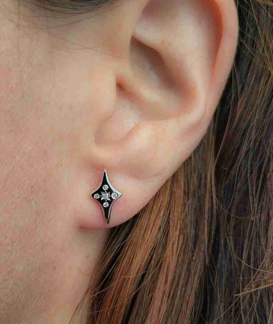 Petite Twinkle Diamond Stud Earrings