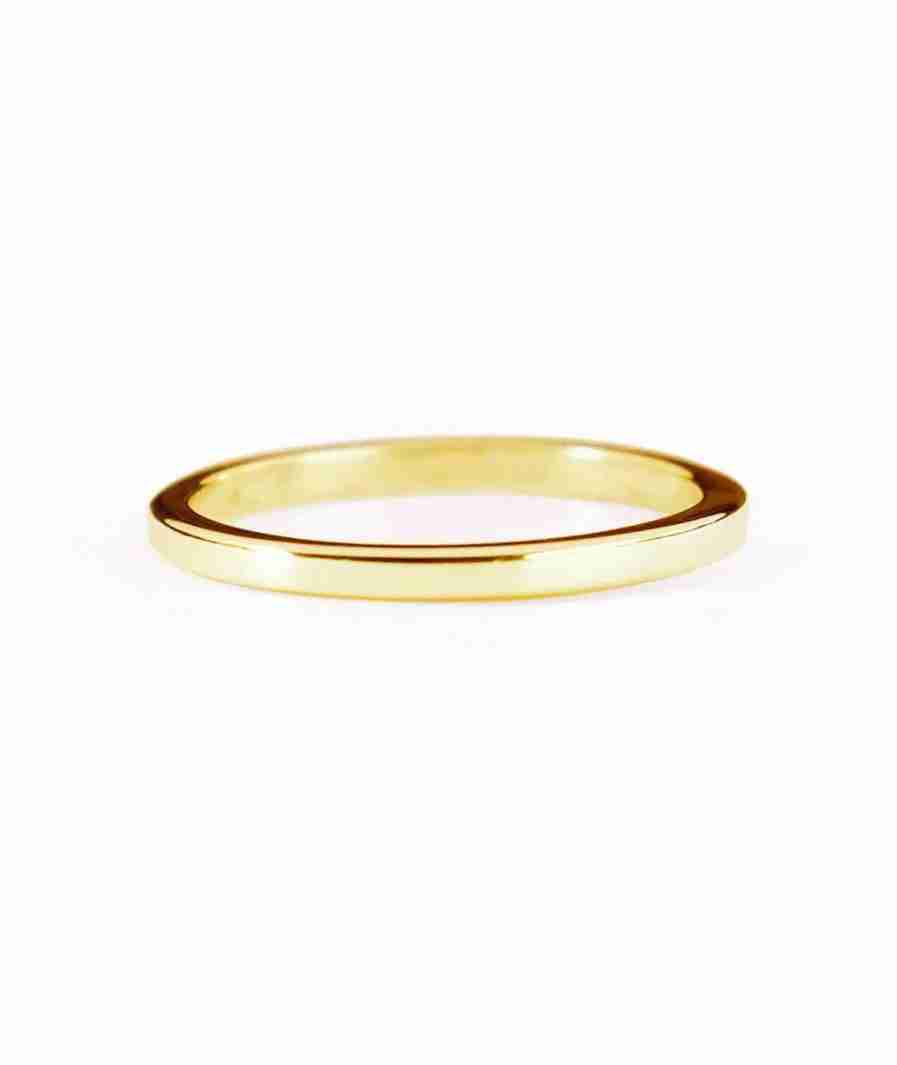 gold classic wedding ring
